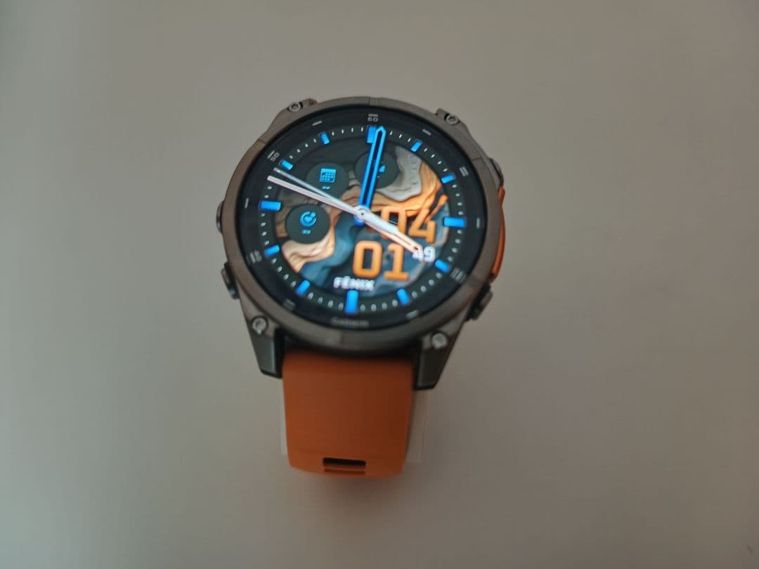 Garmin Fenix8　47mm オレンジ