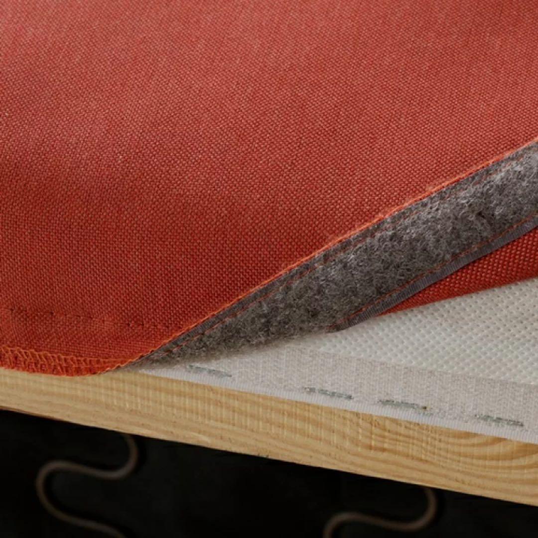 IKEA クリッパン　2人掛けカバー　ヴィースレ　レッド オレンジ