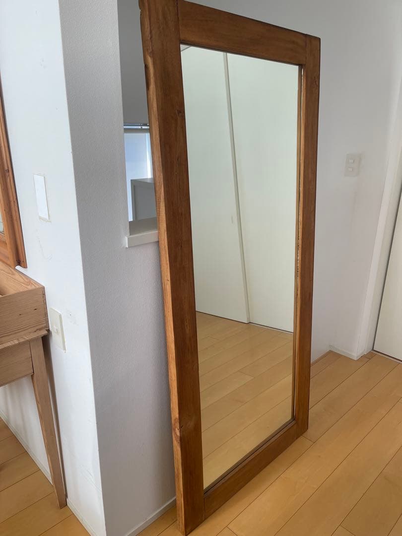 【a.depeche / アデペシュ】オールドチークミラー L