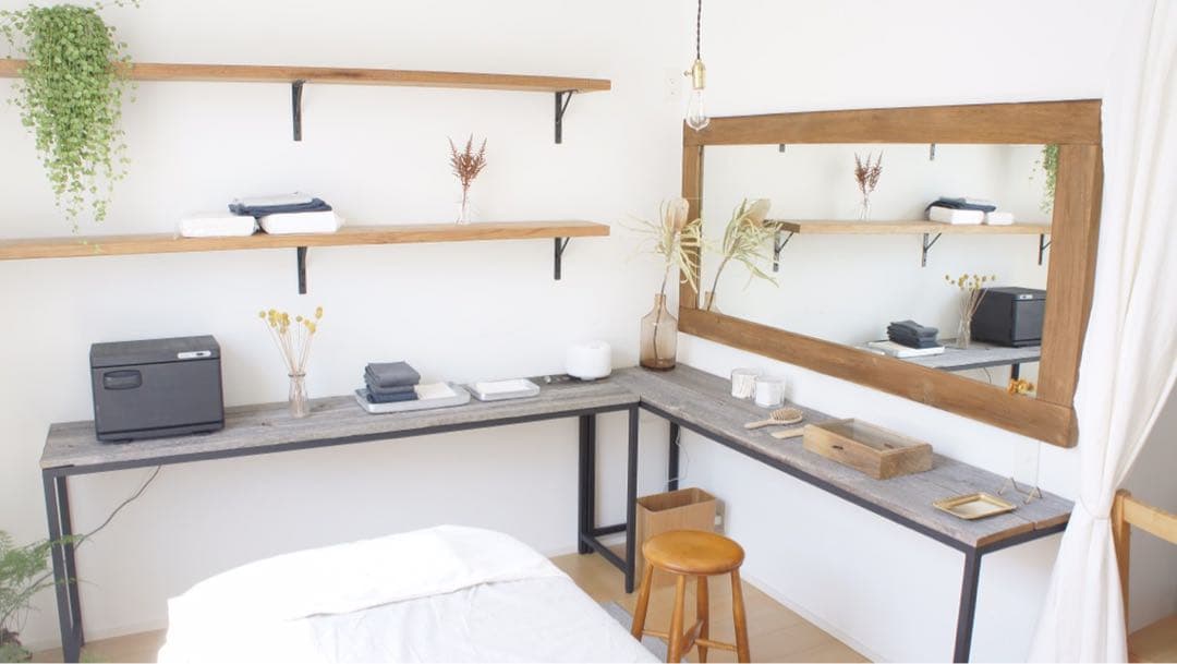 【a.depeche / アデペシュ】オールドチークミラー L