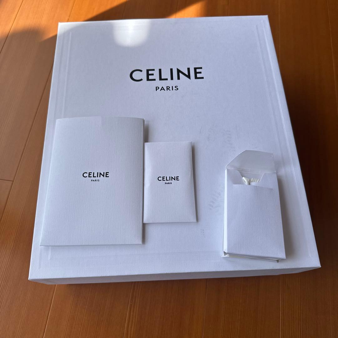 最終価格CELINE ホワイト プラットフォームスニーカー