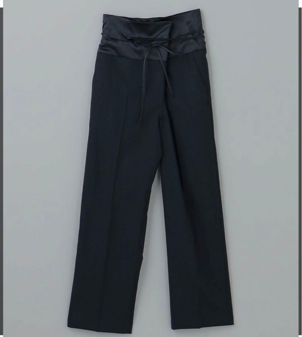 【お値下げ！】6 roku ウールサテンパンツ