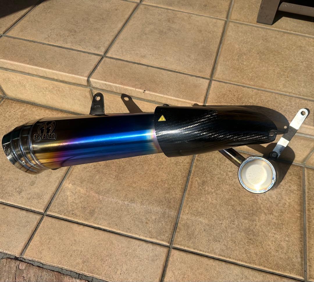 忠男│パワーボックス メガホン チタン│NINJA H2 SX/SE｜マフラー