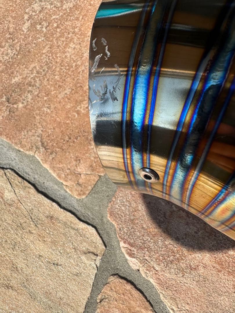 忠男│パワーボックス メガホン チタン│NINJA H2 SX/SE｜マフラー