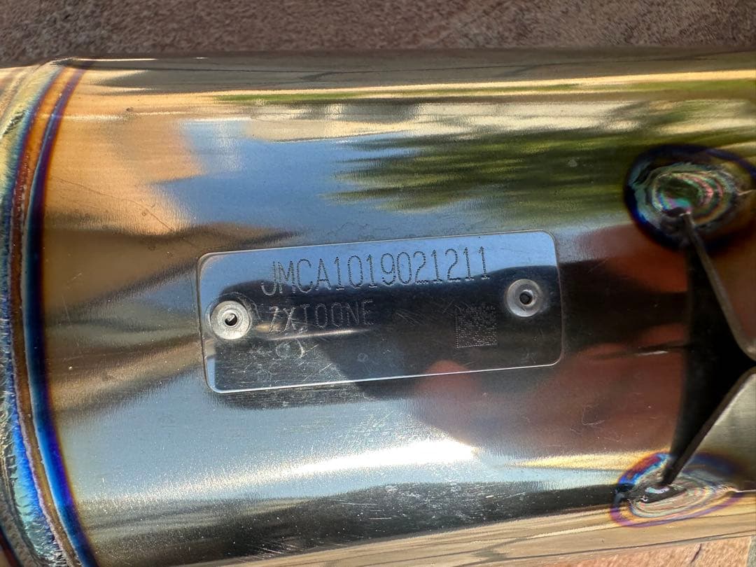 忠男│パワーボックス メガホン チタン│NINJA H2 SX/SE｜マフラー