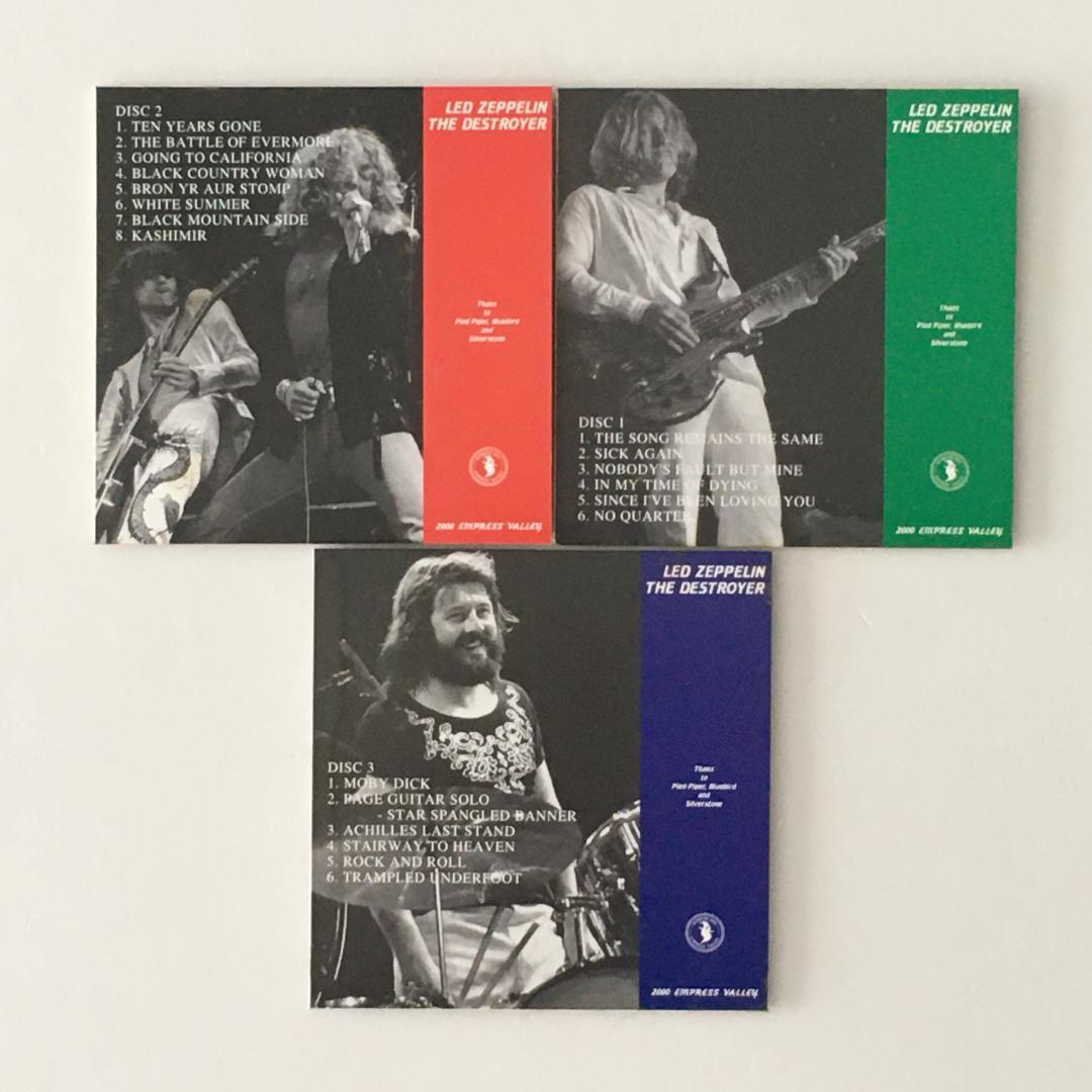 レッド・ツェッペリン 3CD 12インチLPジャケット仕様1