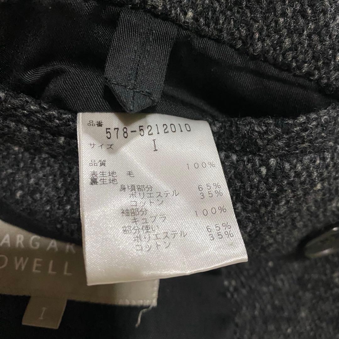 【美品】マーガレットハウエル　ダブルチェスターコート　ツイード　ロング　Sサイズ