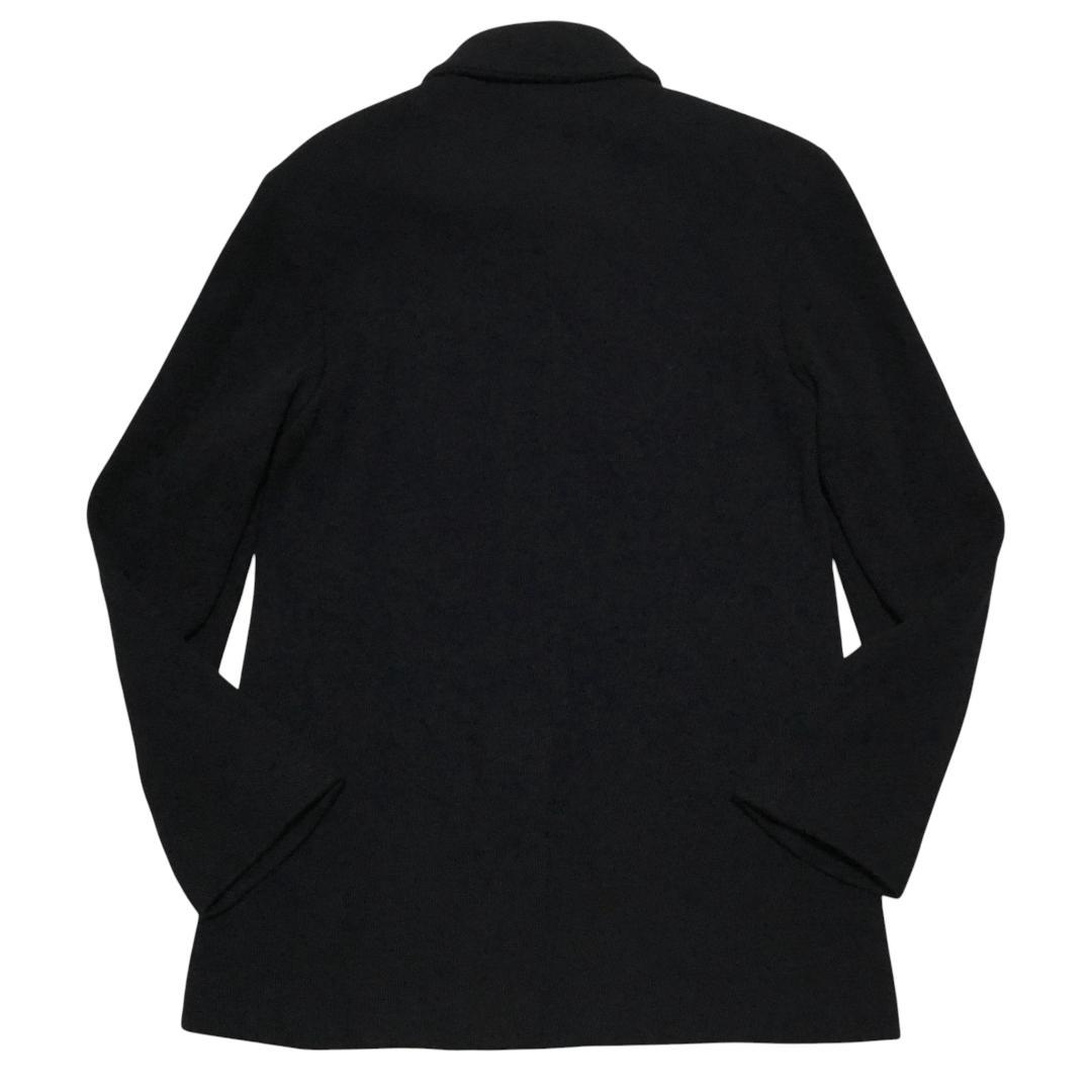 希少90sビンテージ アニエスベー フロントボタン留め 綾織り ショート丈コート