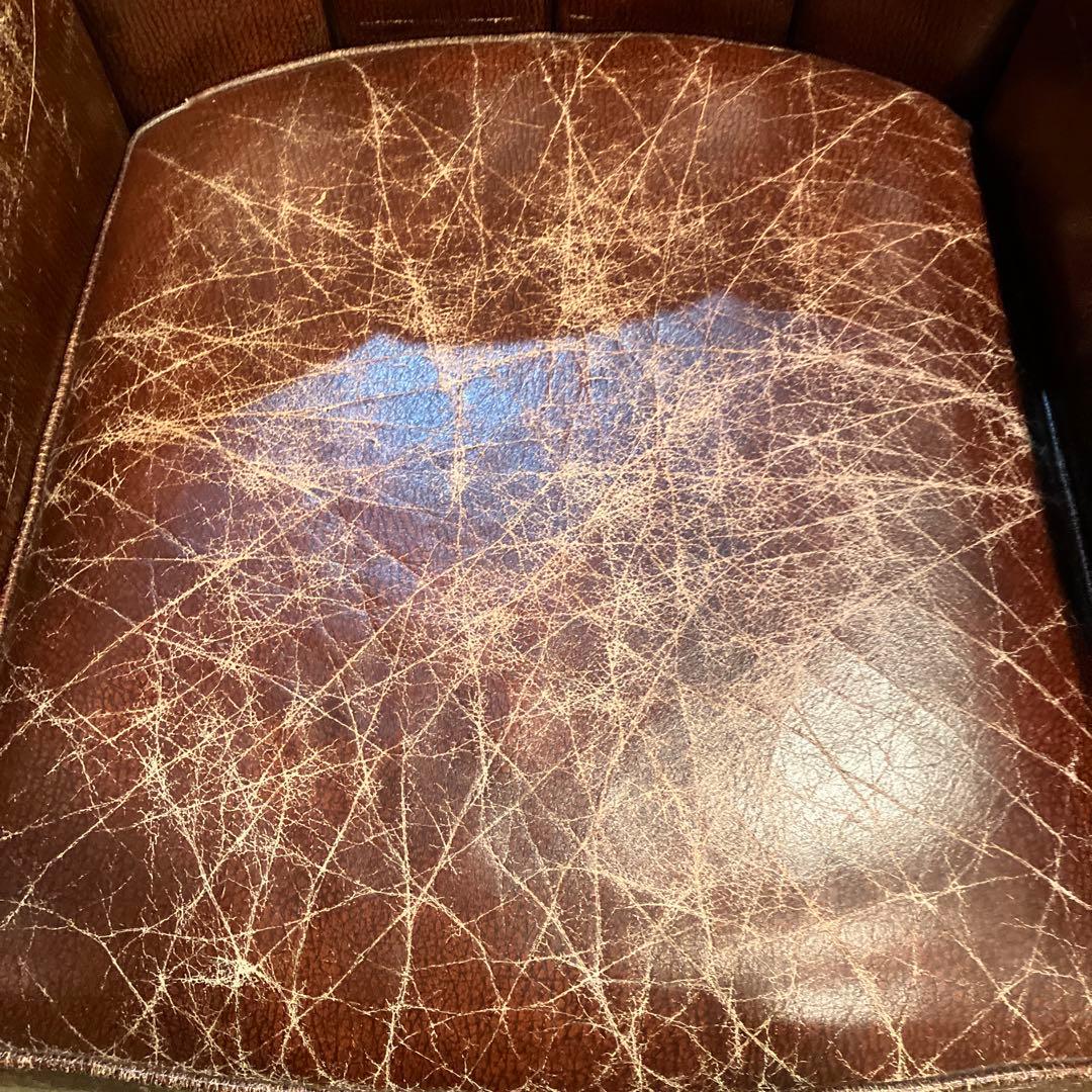 vintage 本革 バロックスタイル 椅子　②