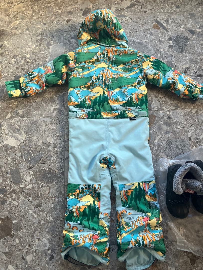 BURTON キッズ110 5歳　スノーブーツセット