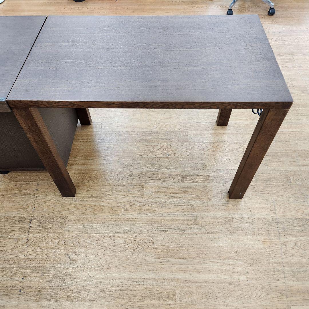 【17万相当】karimoku ボナシェルタ デスク ワゴン モカブラウン