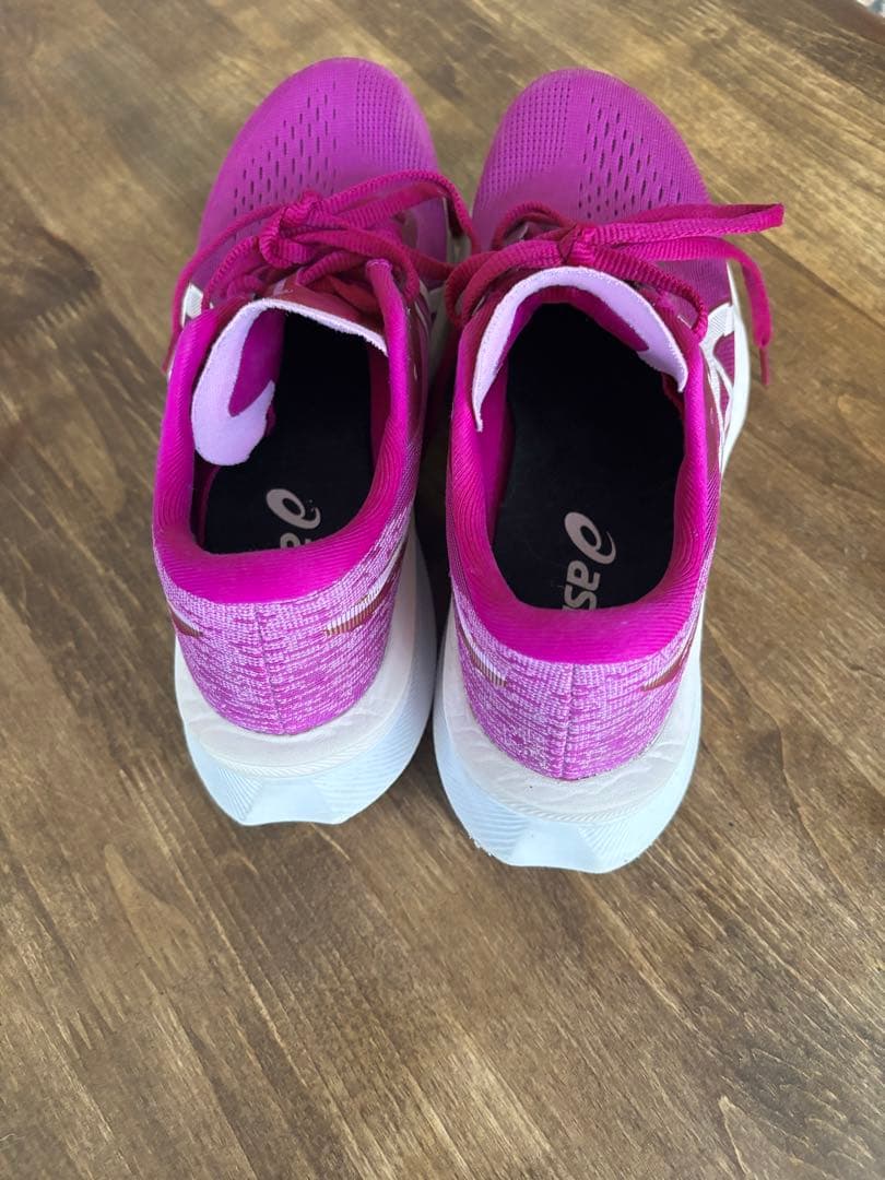 asics マジックスピード　4 24㎝　ランニングシューズ パープル