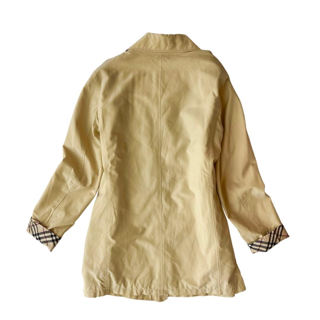 バーバリーロンドン　トレンチコート キルティング　ノバチェック ベージュ L