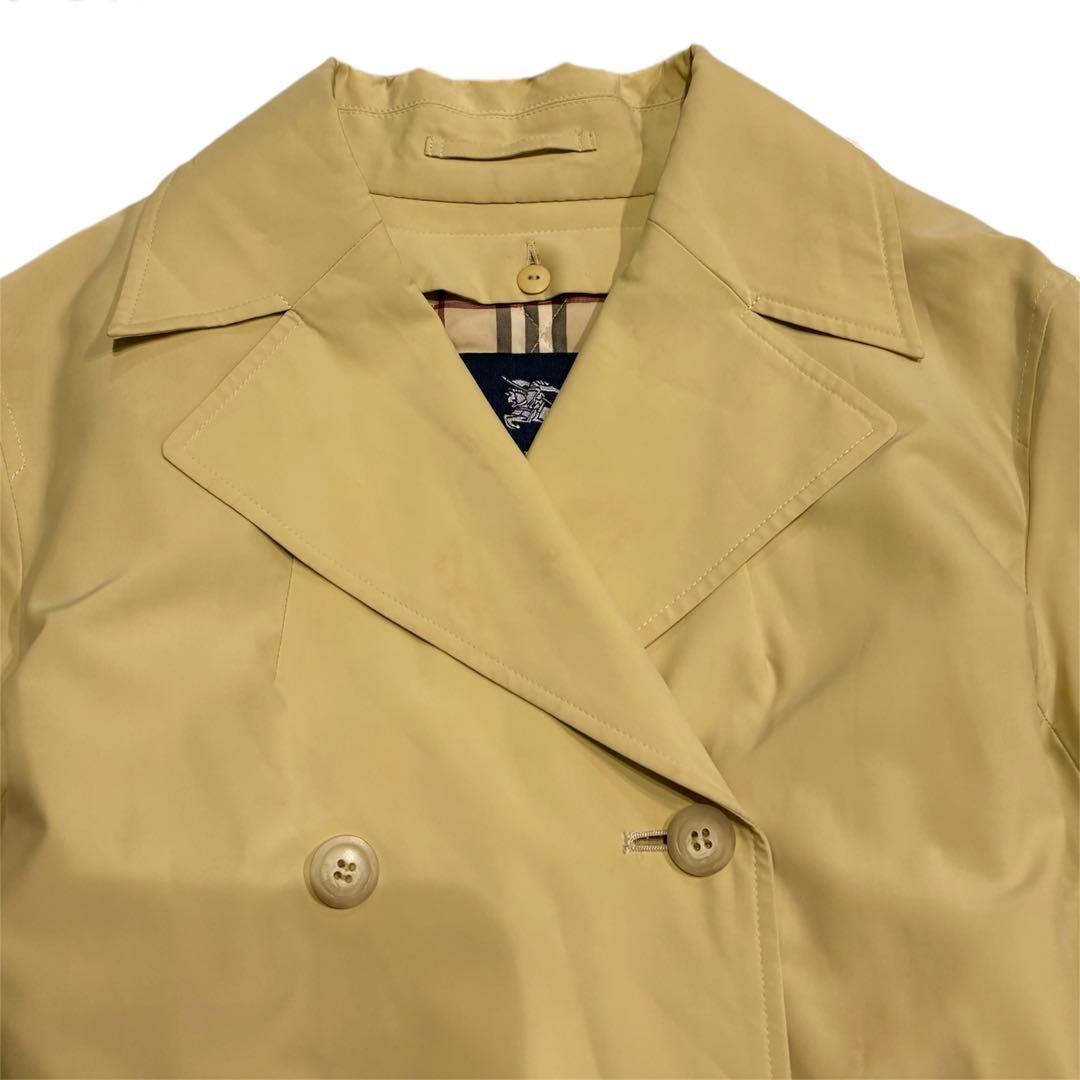 バーバリーロンドン　トレンチコート キルティング　ノバチェック ベージュ L