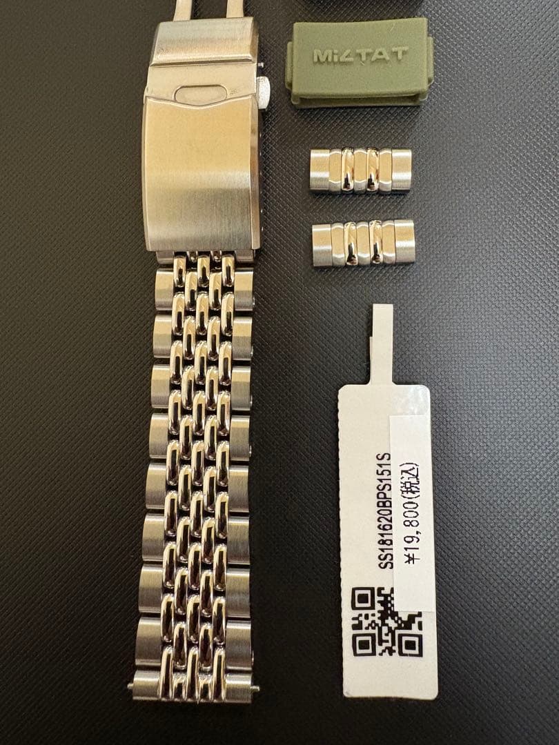 タイコノート　MiLAT Goma BOR ブレスレット　 ラグ幅18mm