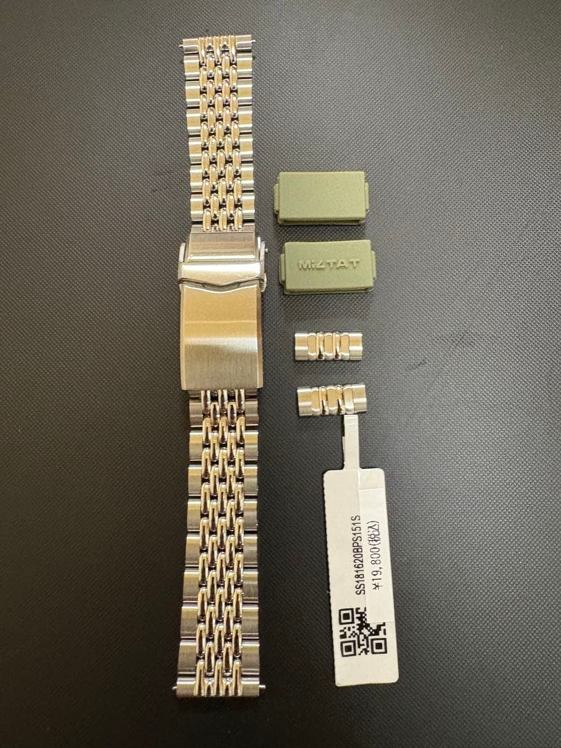 タイコノート　MiLAT Goma BOR ブレスレット　 ラグ幅18mm