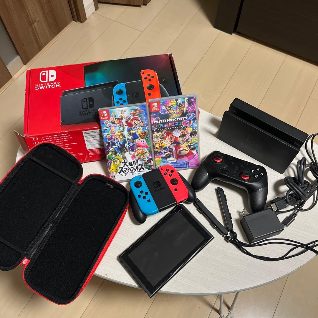 Nintendo Switch スターターセット本体＋プロコン➕カセット２つ