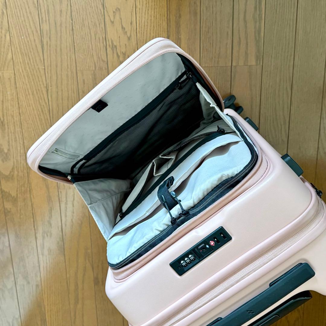 LOJEL ロジェール キューボ スーツケース CUBO 全面開き　ローズピンク