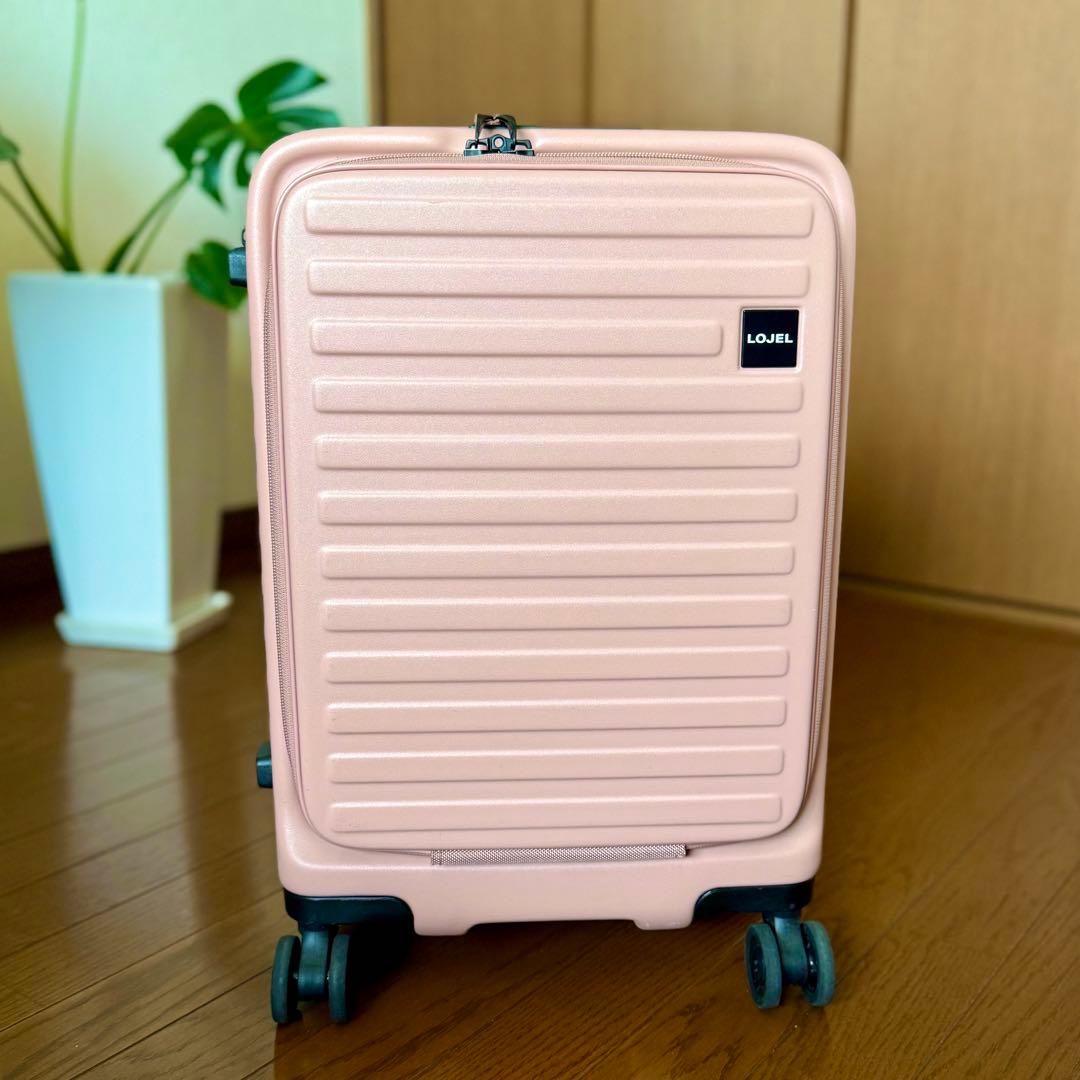 LOJEL ロジェール キューボ スーツケース CUBO 全面開き　ローズピンク