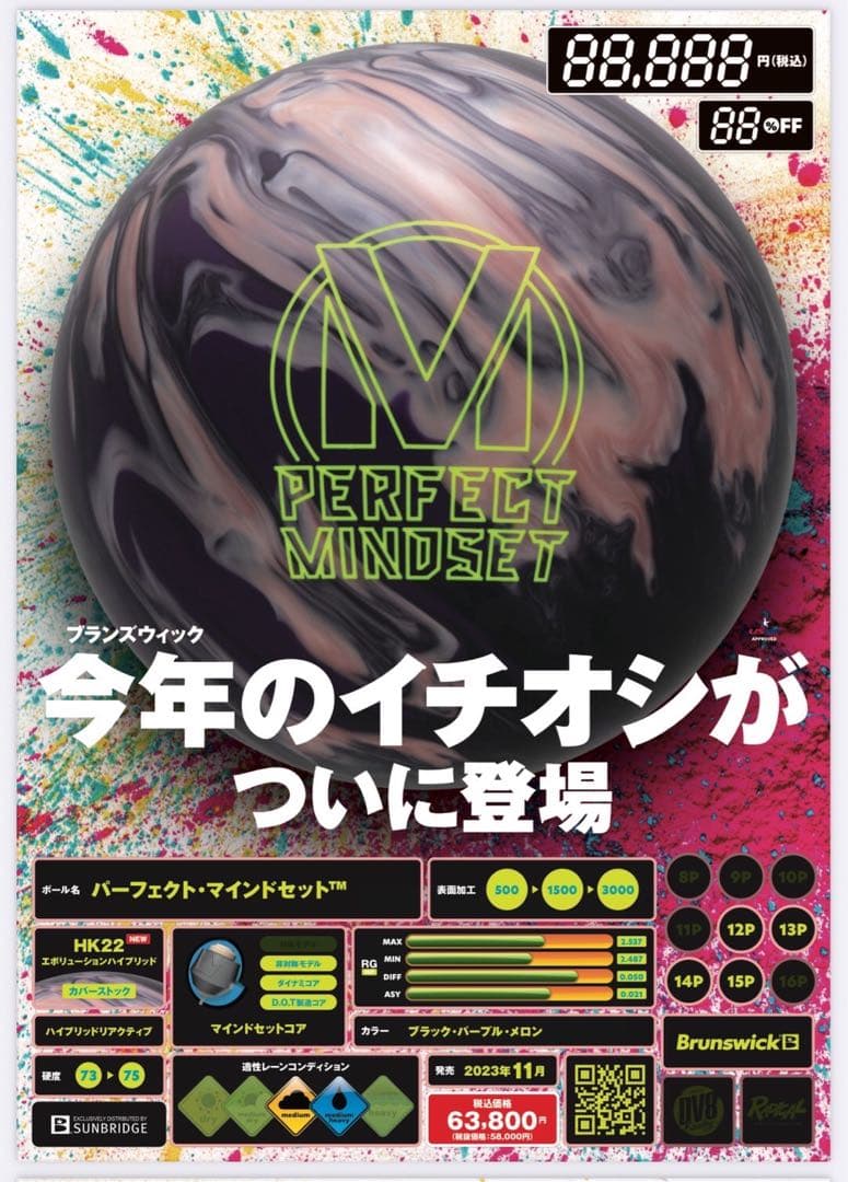 パーフェクト マインドセット　15P ボウリング