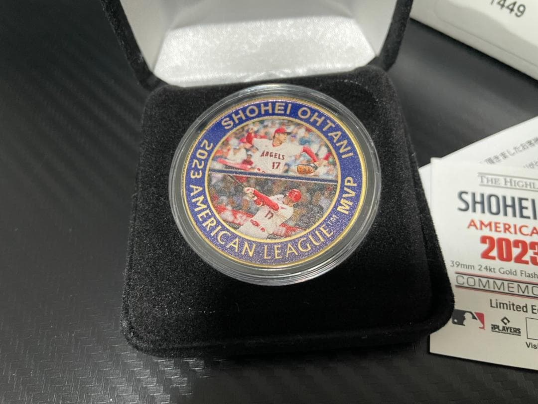 エンゼルス 大谷翔平選手 2023 AL MVP 受賞記念ゴールド