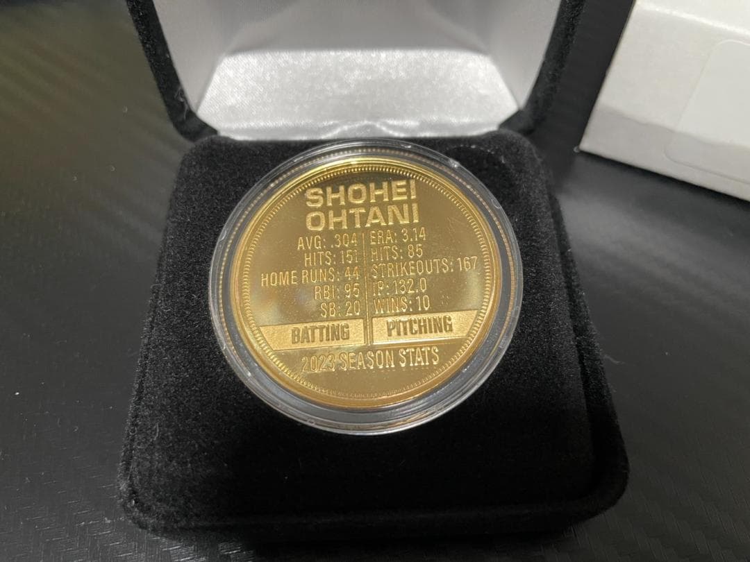 エンゼルス 大谷翔平選手 2023 AL MVP 受賞記念ゴールド