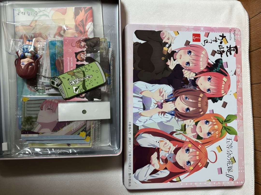 本日２１時まで値下げ☆五等分の花嫁カラー14巻14.5未開封＋三玖収納未使用近