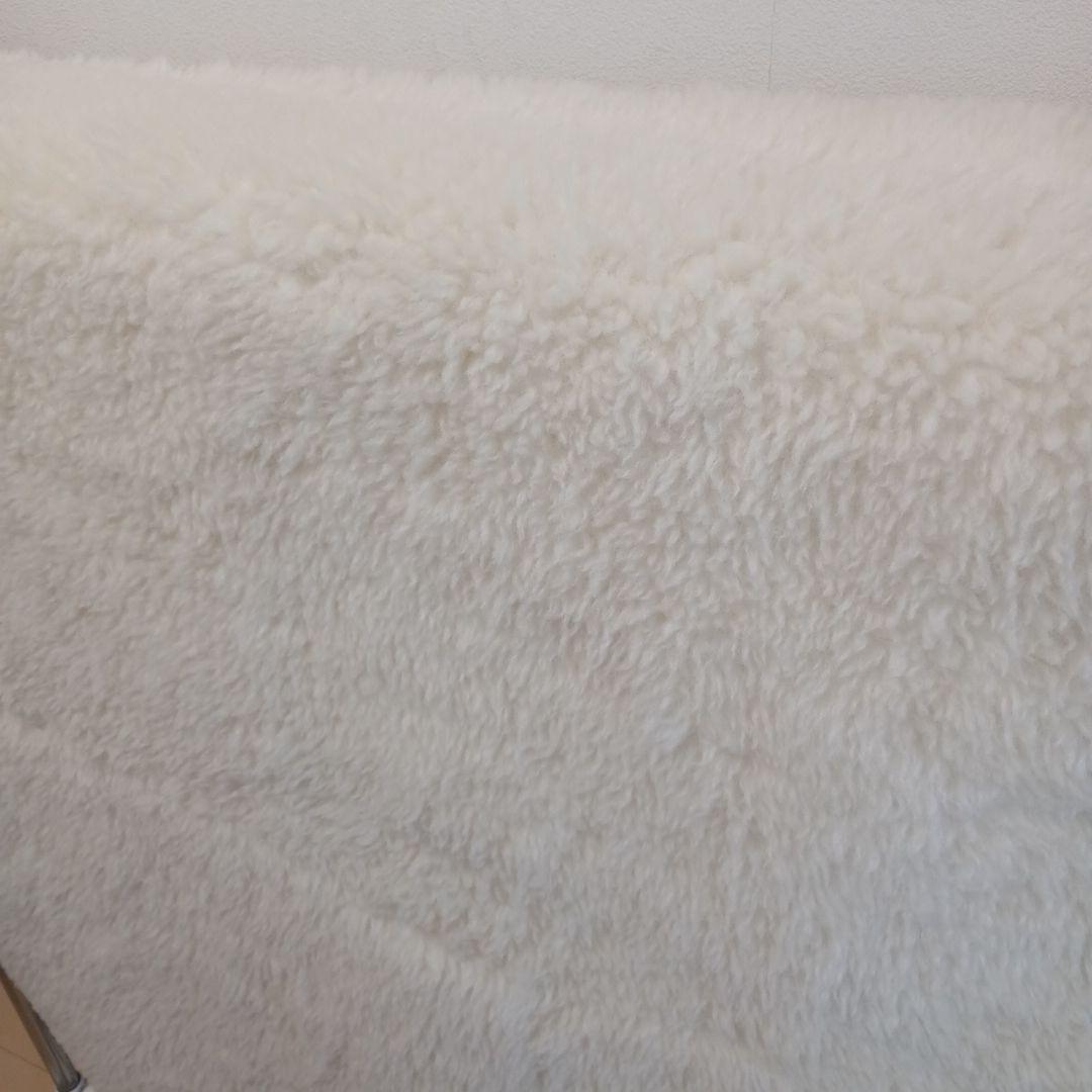 オーストラリア産羊毛100%使用 洗える ウールシーツ シングル アイボリー