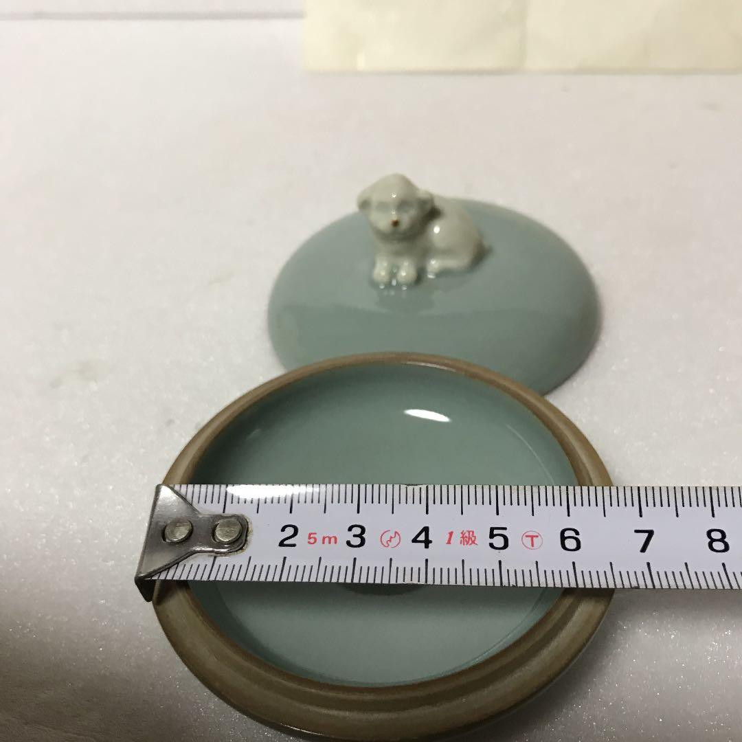 未使用　諏訪修　3代目　蘇山　戌　共箱　香合