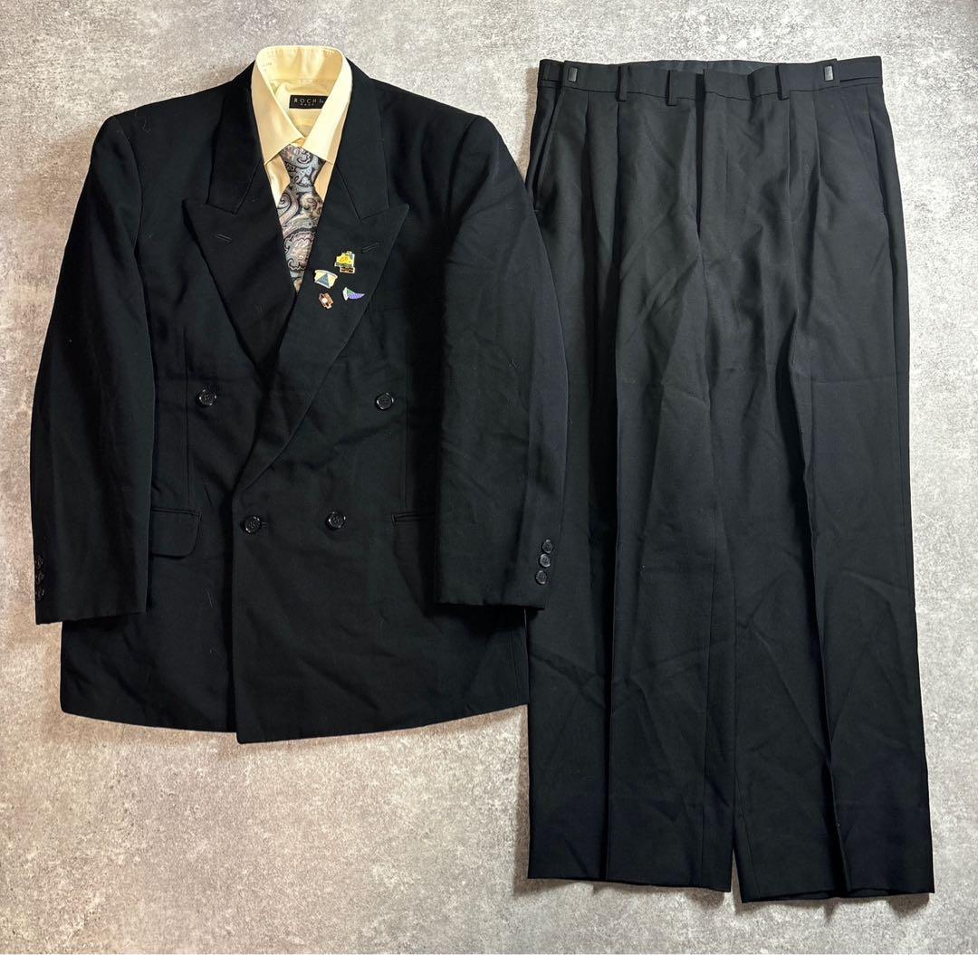 90s vintage レトロセットアップ スーツ ピンズ No.100