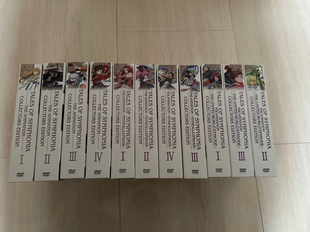 【全初回限定版】テイルズオブシンフォニア　DVD コレクターズエディション　全巻