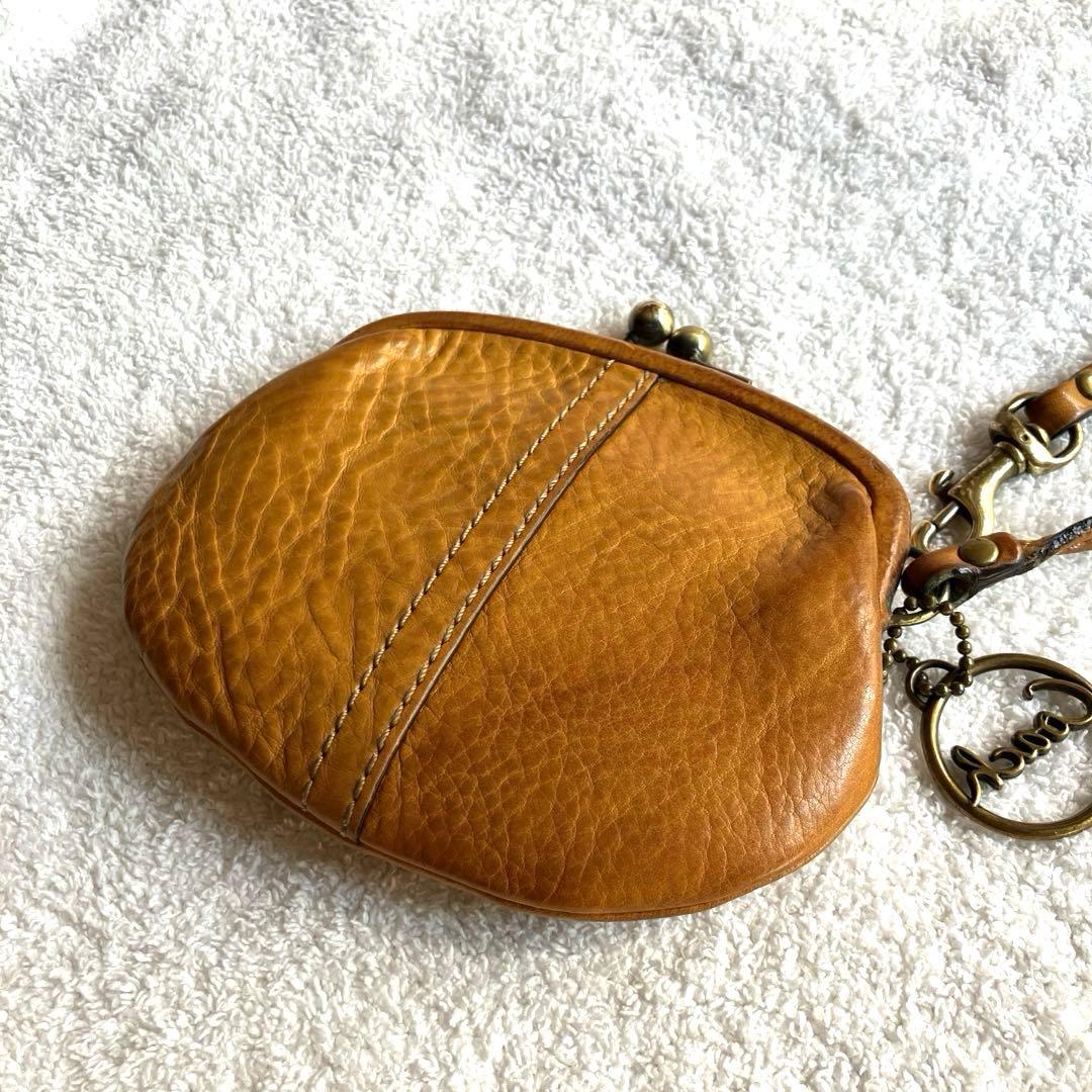 Coach ブラウン がま口ケース