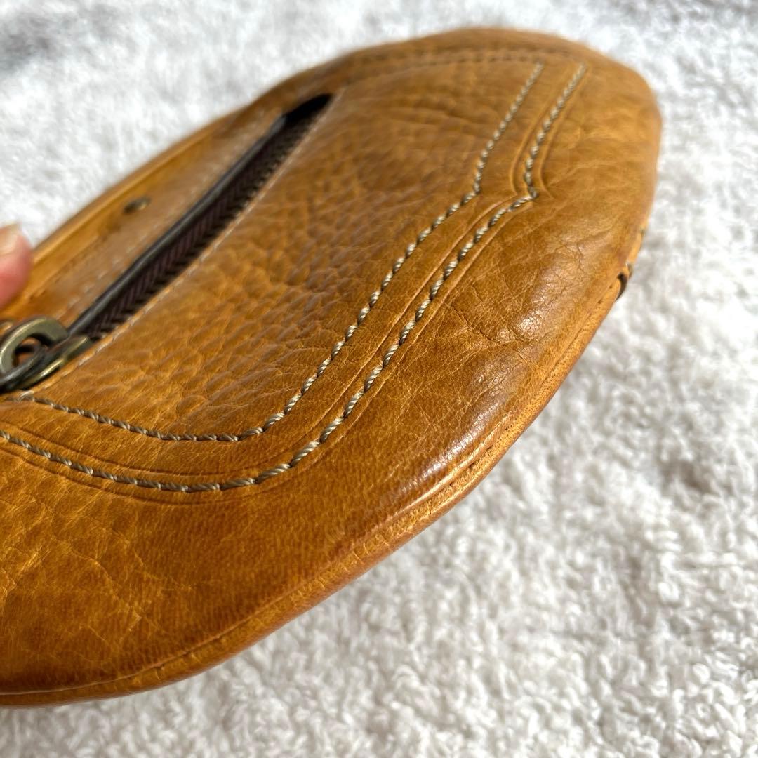 Coach ブラウン がま口ケース