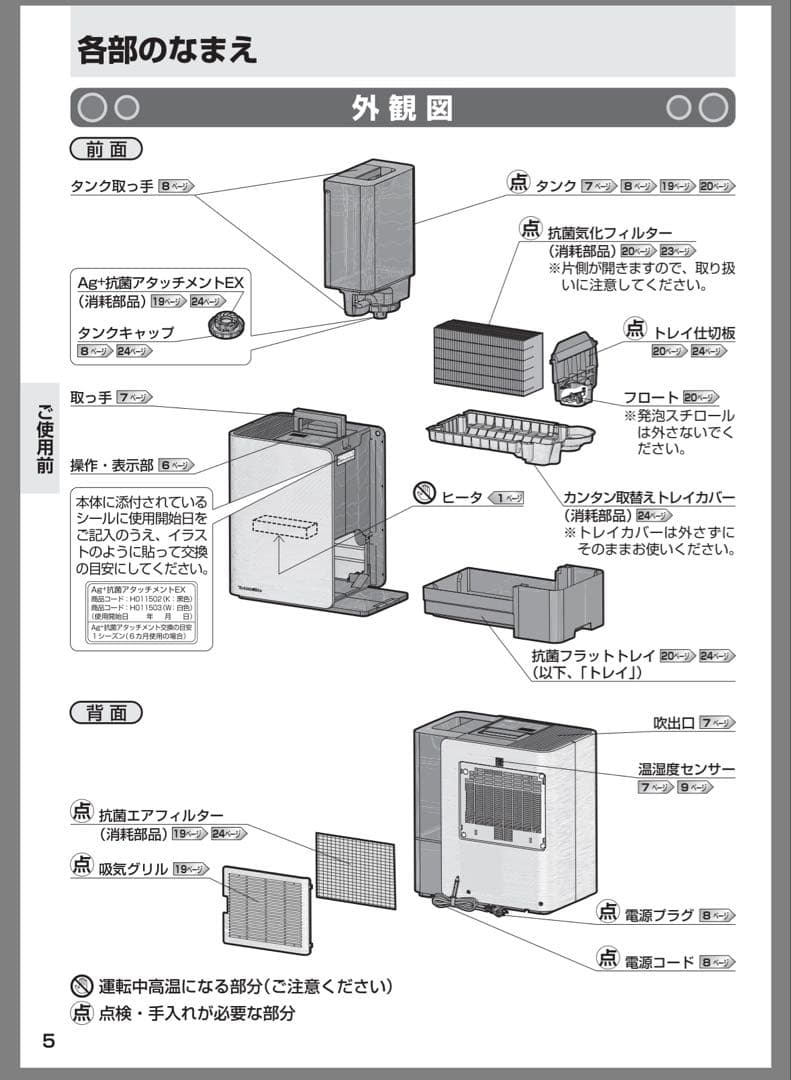 Dainichi plus 加湿器（温風気化/気化式）HD-LX1223(H)①