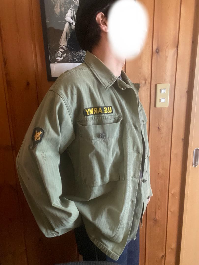 【40s実物】US ARMY HBT ジャケット 13スター ヘリンボーン