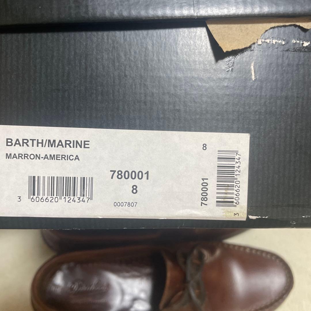 Paraboot Barth Marineモカシンシューズ 27cm
