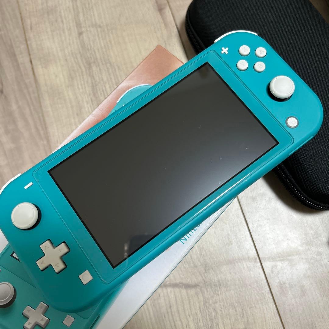 【動作品・付属品付き】 ニンテンドー Switch LITE ライト ターコイズ