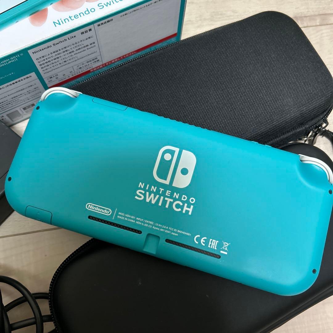 【動作品・付属品付き】 ニンテンドー Switch LITE ライト ターコイズ