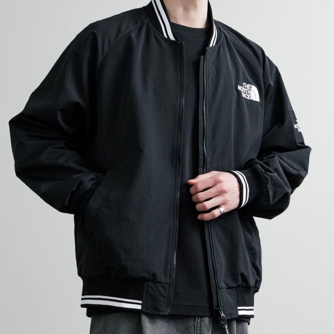 韓国限定 ノースフェイス ボンバージャケット 正規品　XL BLACK 黒