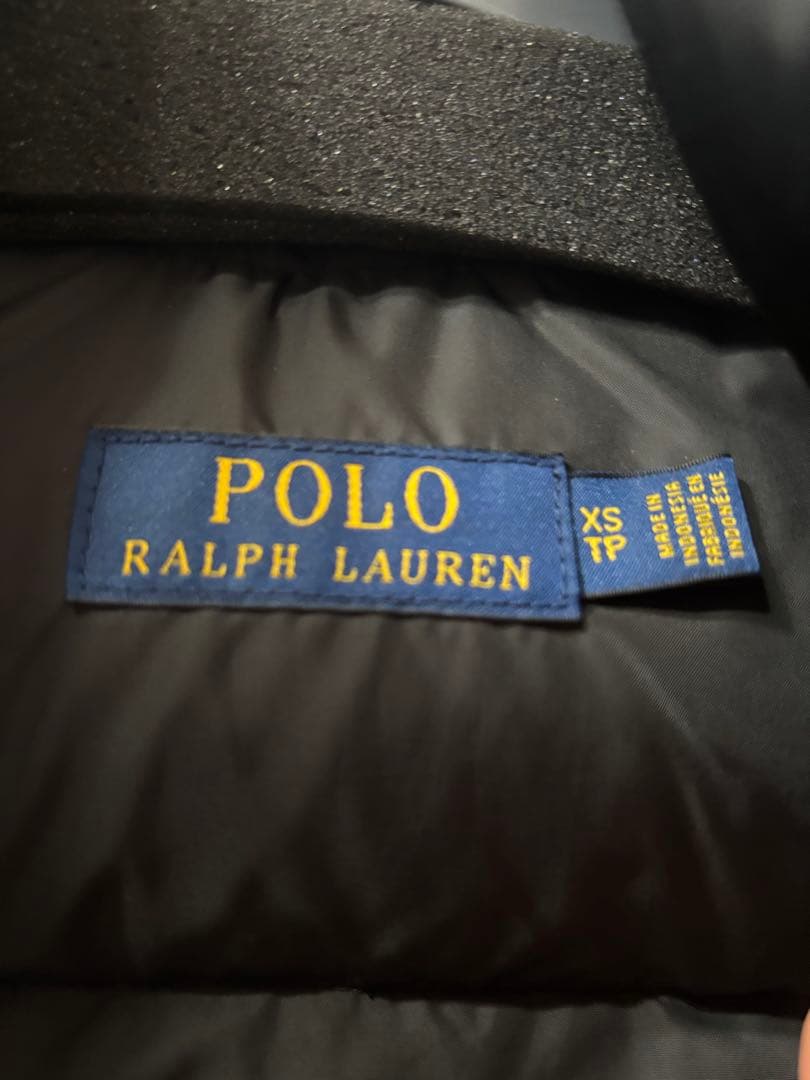 ポロ・ラルフ・ローレン 黒 ダウンベスト