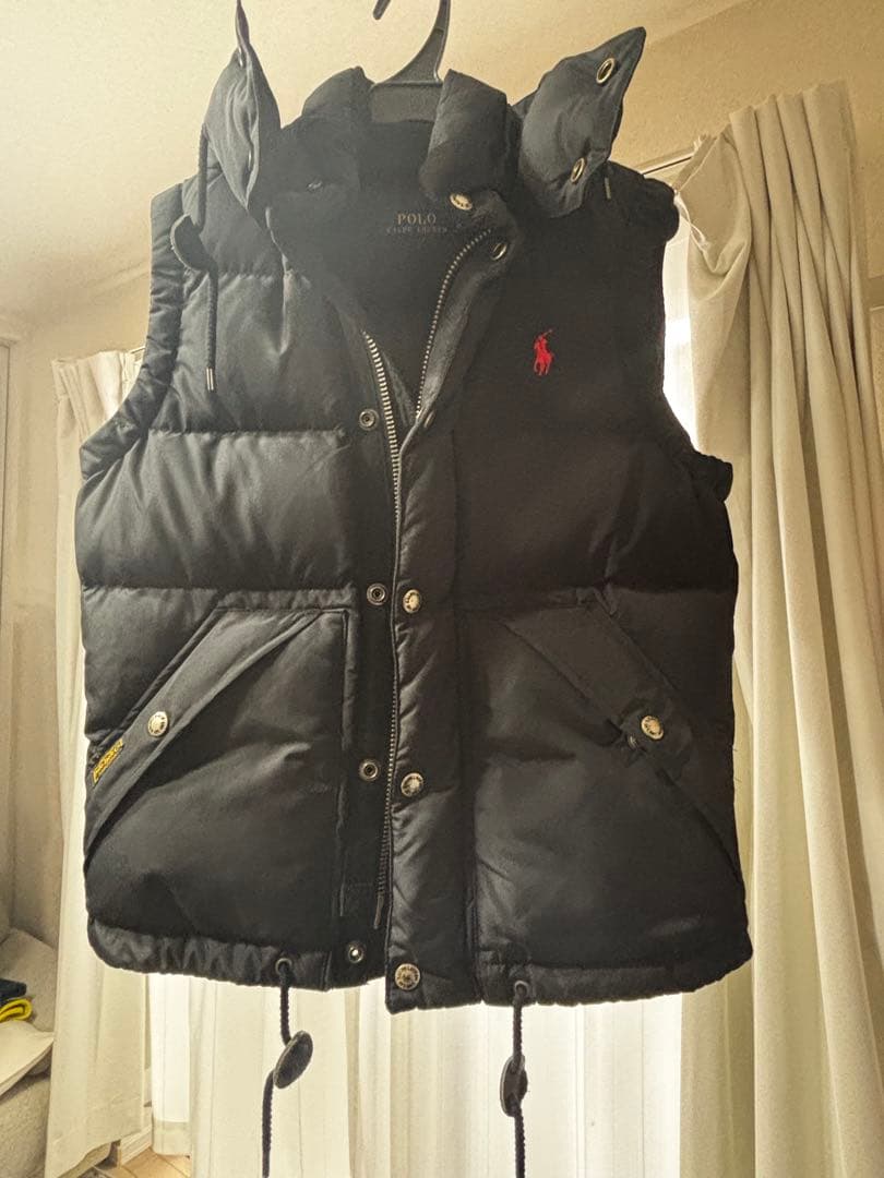 ポロ・ラルフ・ローレン 黒 ダウンベスト
