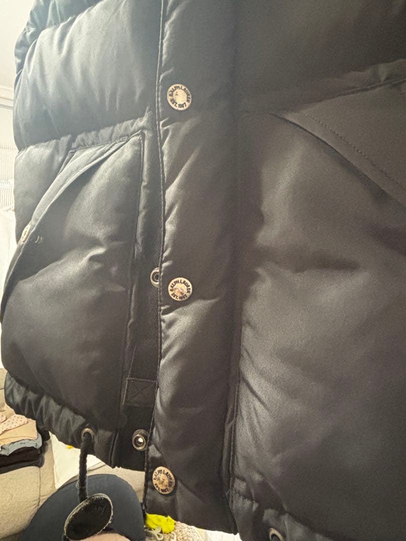 ポロ・ラルフ・ローレン 黒 ダウンベスト