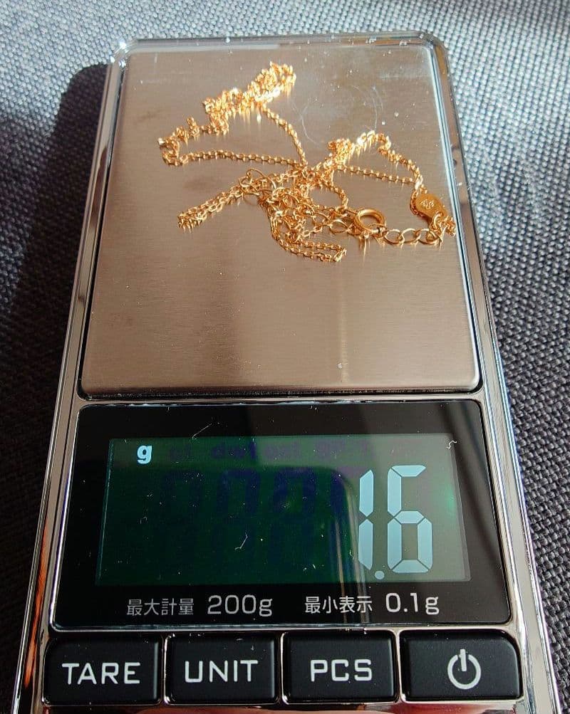 は*み様 K18ゴールドスクエアチェーンネックレス