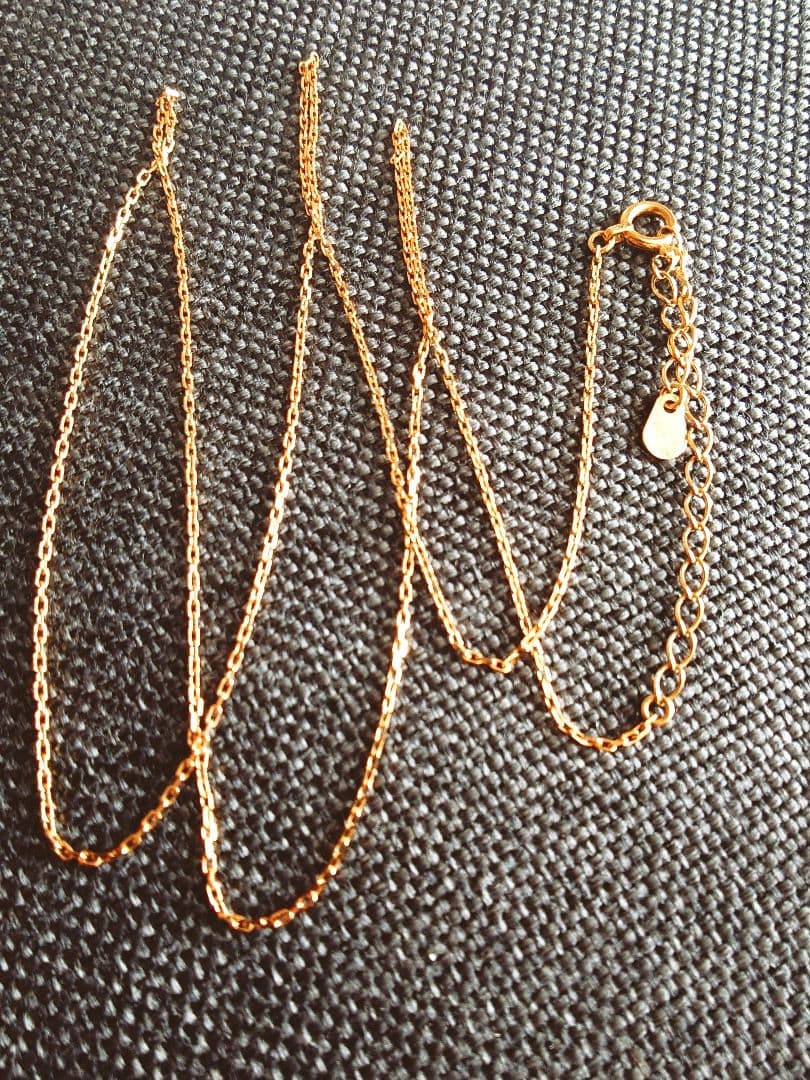 は*み様 K18ゴールドスクエアチェーンネックレス