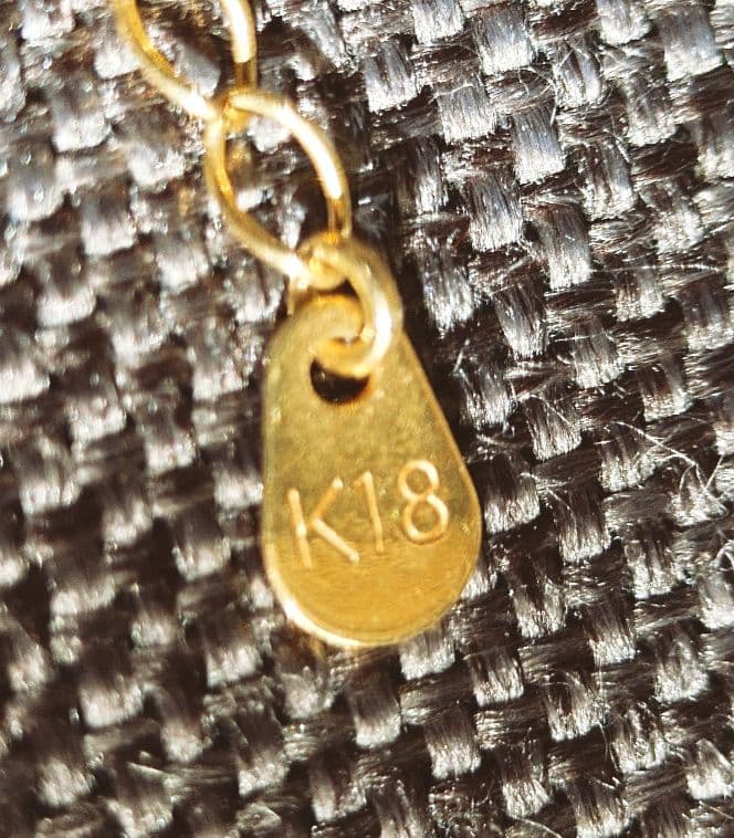 は*み様 K18ゴールドスクエアチェーンネックレス