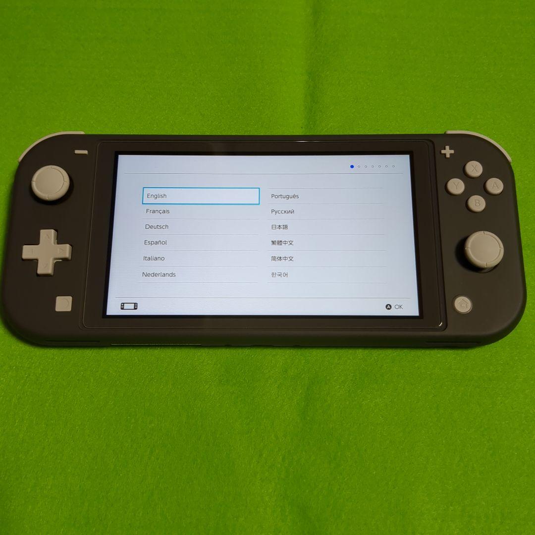 【美品】Nintendo Switch Lite 本体 スイッチ ライト グレー