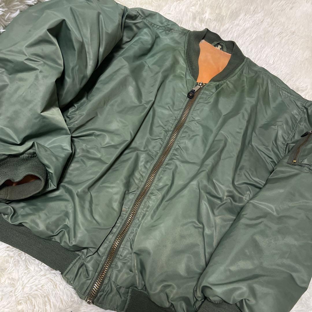 【超ビッグサイズ】極太アーム MA-1 フライトジャケット ゆるだぼ 太袖