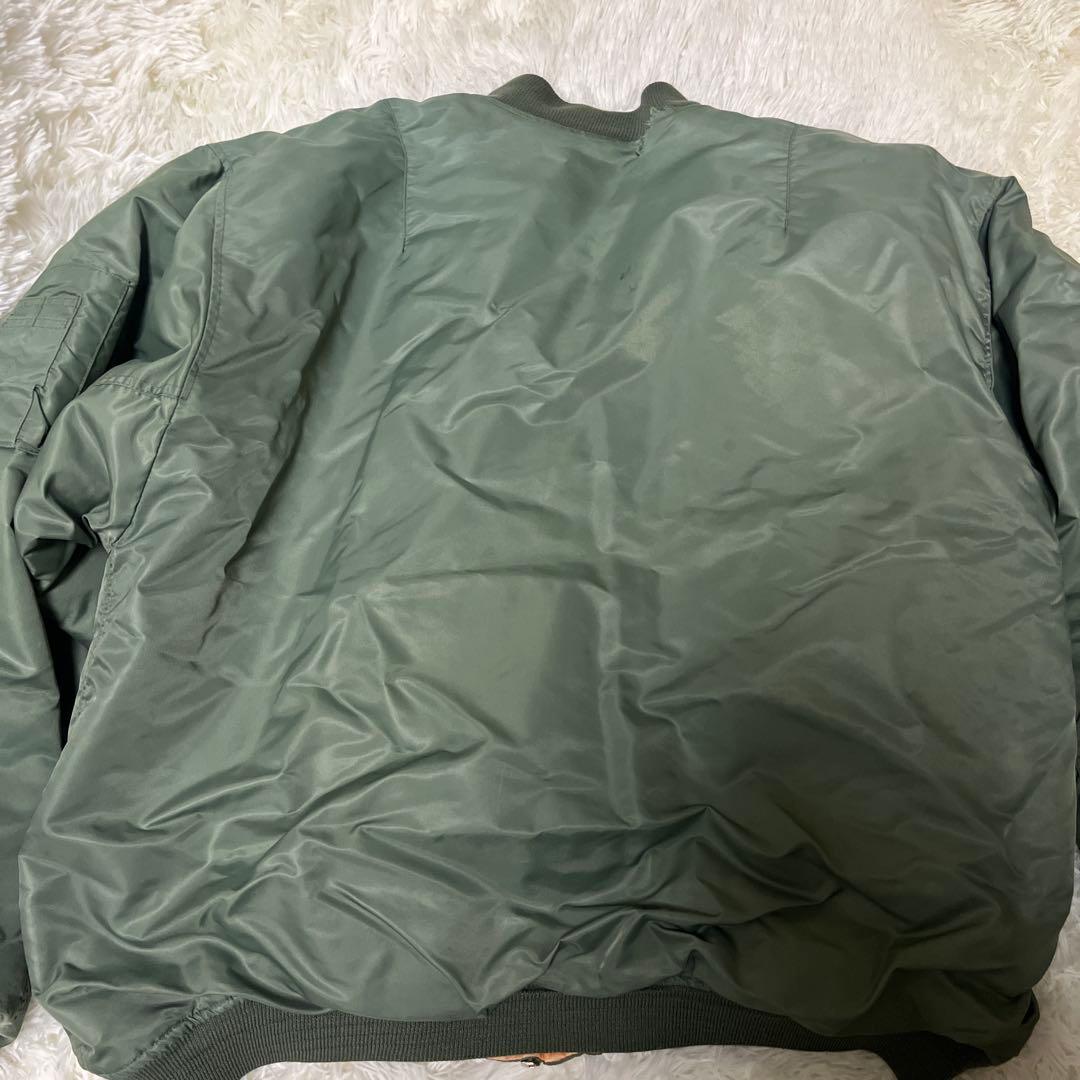 【超ビッグサイズ】極太アーム MA-1 フライトジャケット ゆるだぼ 太袖