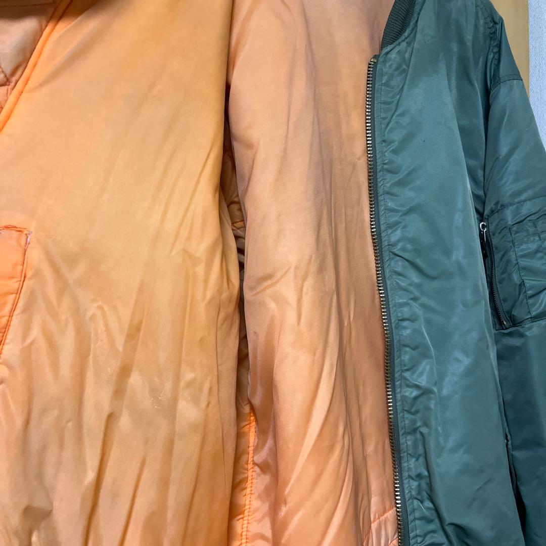 【超ビッグサイズ】極太アーム MA-1 フライトジャケット ゆるだぼ 太袖