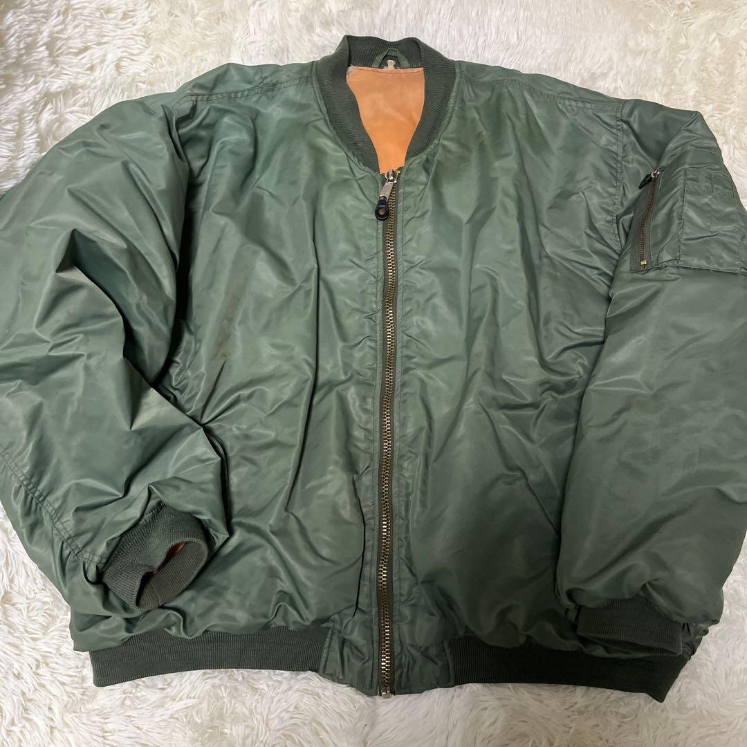 【超ビッグサイズ】極太アーム MA-1 フライトジャケット ゆるだぼ 太袖